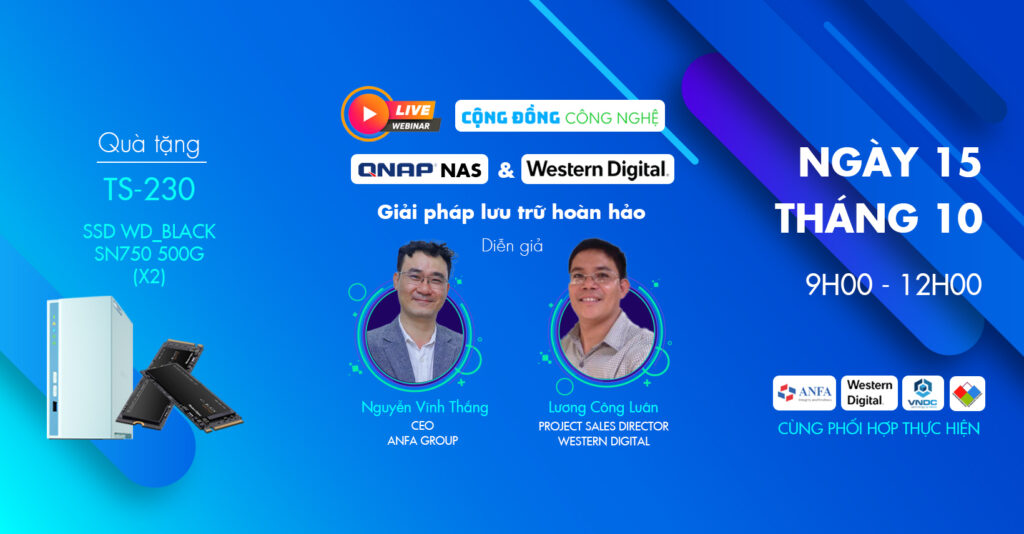 [Sự kiện] QNAP NAS & Western Digital: Giải pháp lưu trữ hoàn hảo