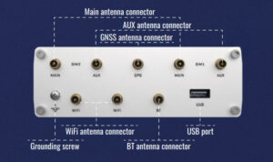 Bộ phát Wifi 4G Công Nghiệp Teltonika RUTX12 - Hỗ trợ 2 sim 4G đồng thời - Kết nối 150 user